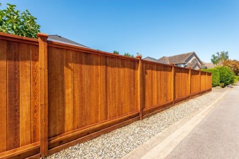 Commercial timber fencing project